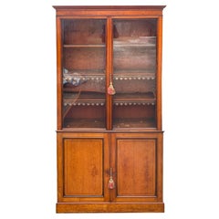 Regency Satinwood And Mahogany Bookcase