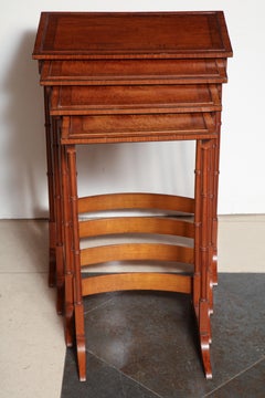 Regency Satinwood Nesting Tables