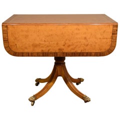 Antique Regency Satinwood Pembroke Table