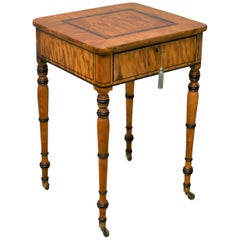Regency Satinwood Writing Table