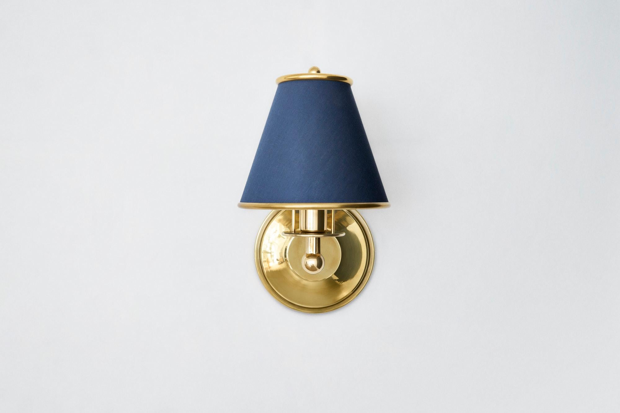 navy wall sconce