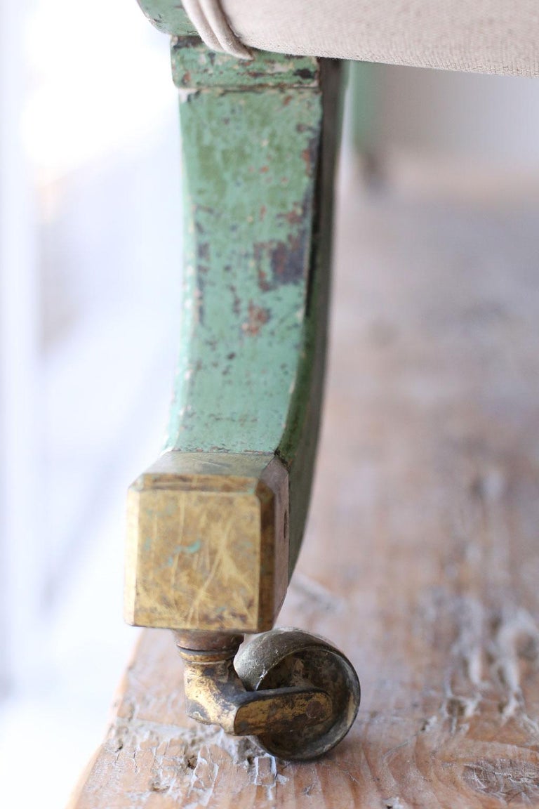 Regency Scroll Arm Sofa at 1stDibs