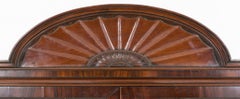 Regency Secretaire Bookcase Mahogany Cabinet Desk