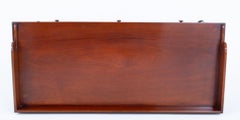 Regency Serving Table Tray Top Desk Mahogany Antique