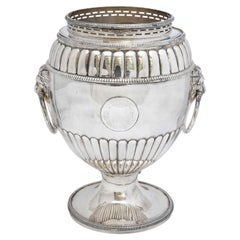 Regency Sheffield Plated Pedestal-Based Wine Cooler