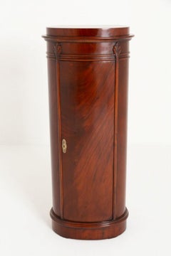 Regency Side Cabinet Tall Oval Chest