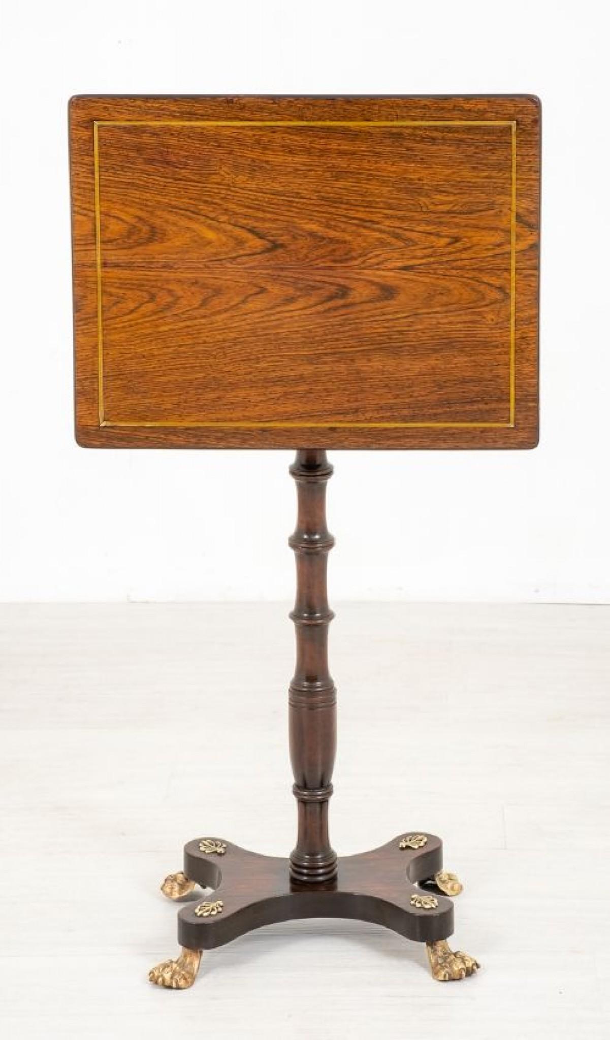 Regency-Beistelltisch - Antiker Beistelltisch aus Rosenholz im Angebot 2