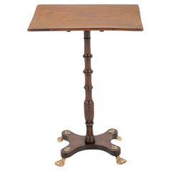 Regency Side Table, Antique Occasional Rosewood