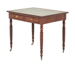 Regency Side Table Mahogany Spiral Leg