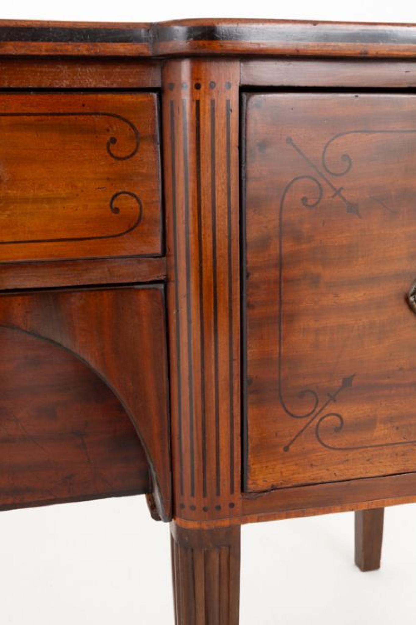 Late 20th Century Regency Sideboard Mahogany Antique Server Buffet For Sale