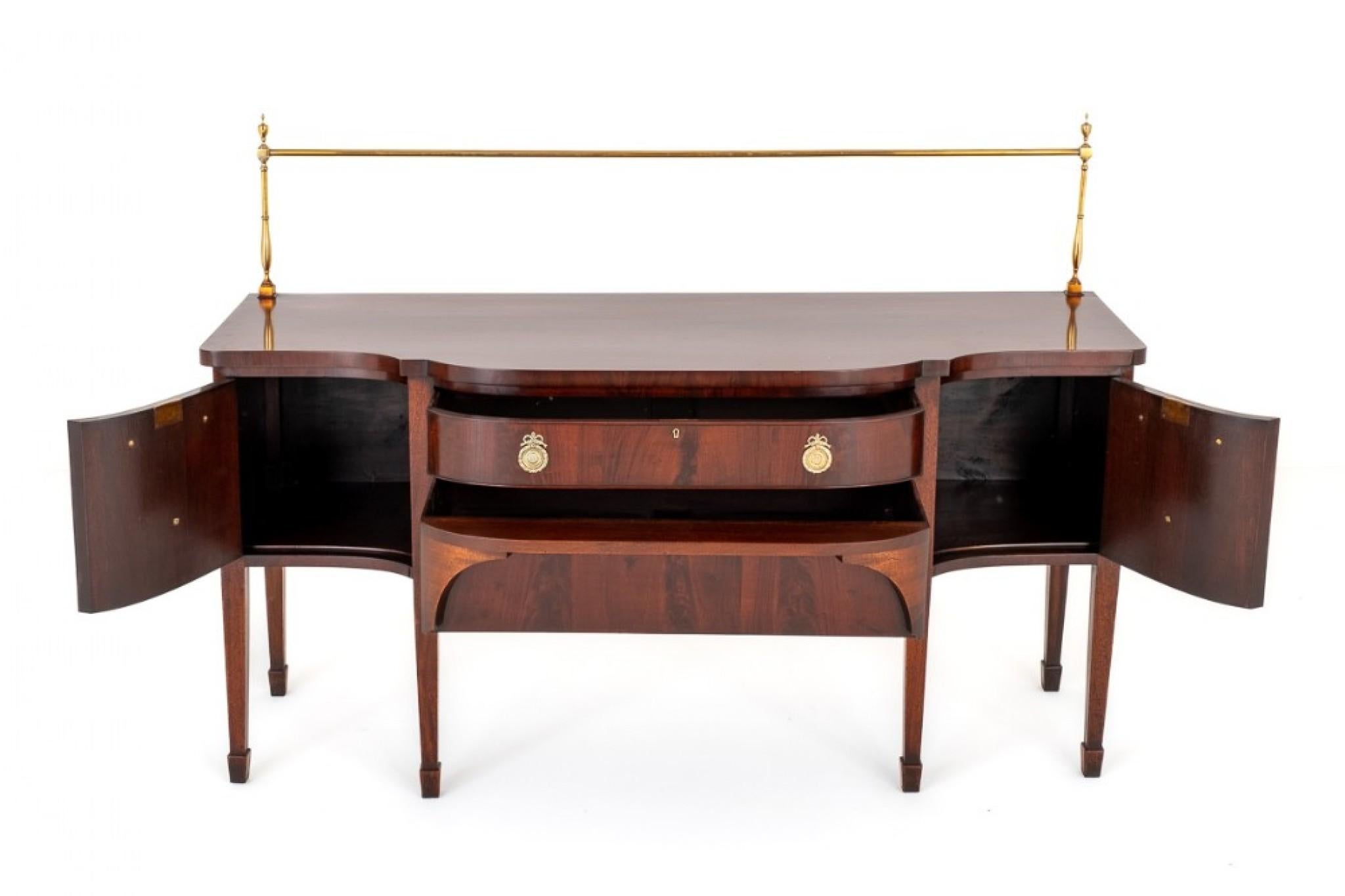 Regency Sideboard Mahogany Server Buffet 19th C For Sale 3