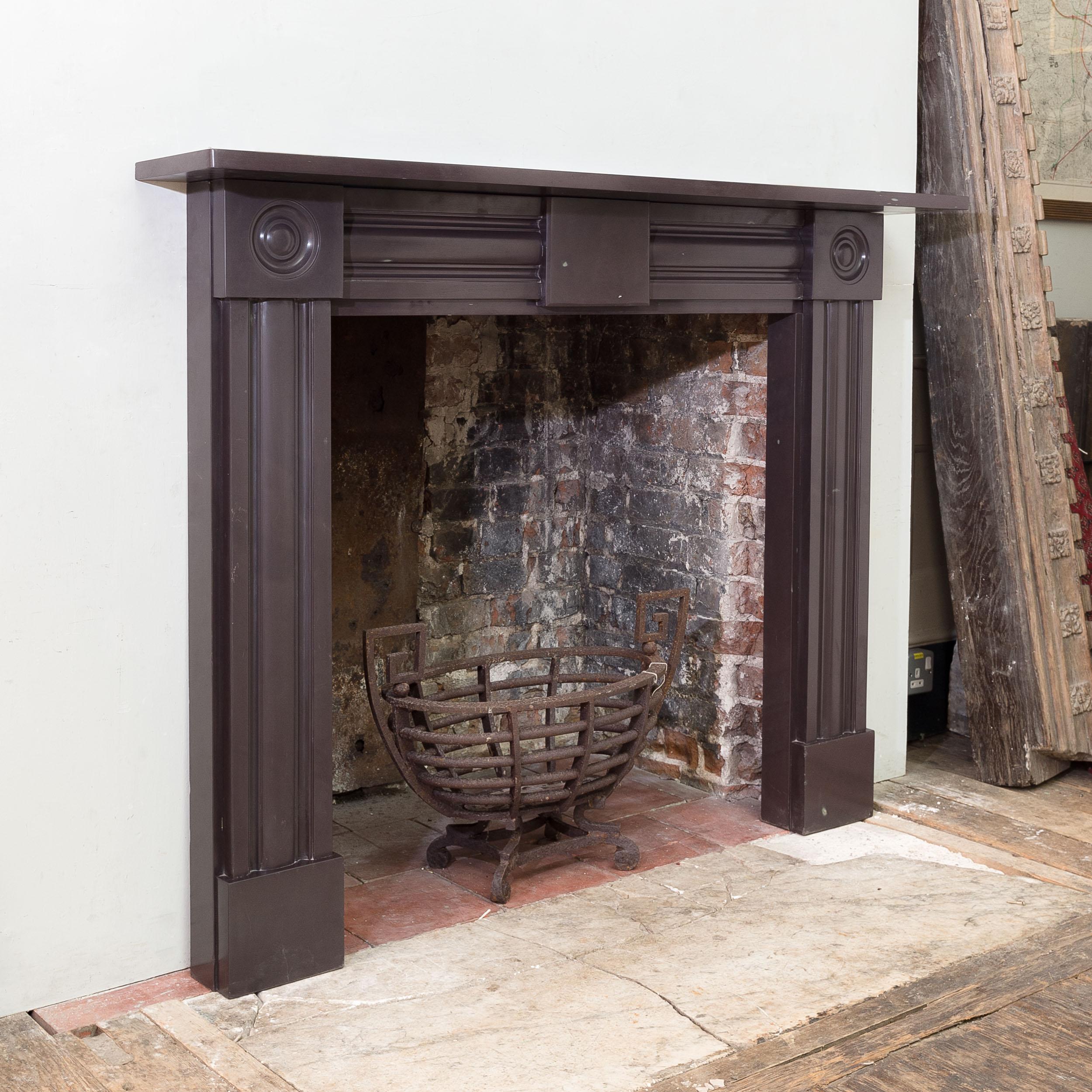 Regency Slate Fireplace For Sale 3