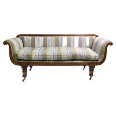 Regency Sofa Adam Bray Stoff in Eiche