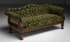 Regency Sofa in House of Hackney Velvet, England circa 1880