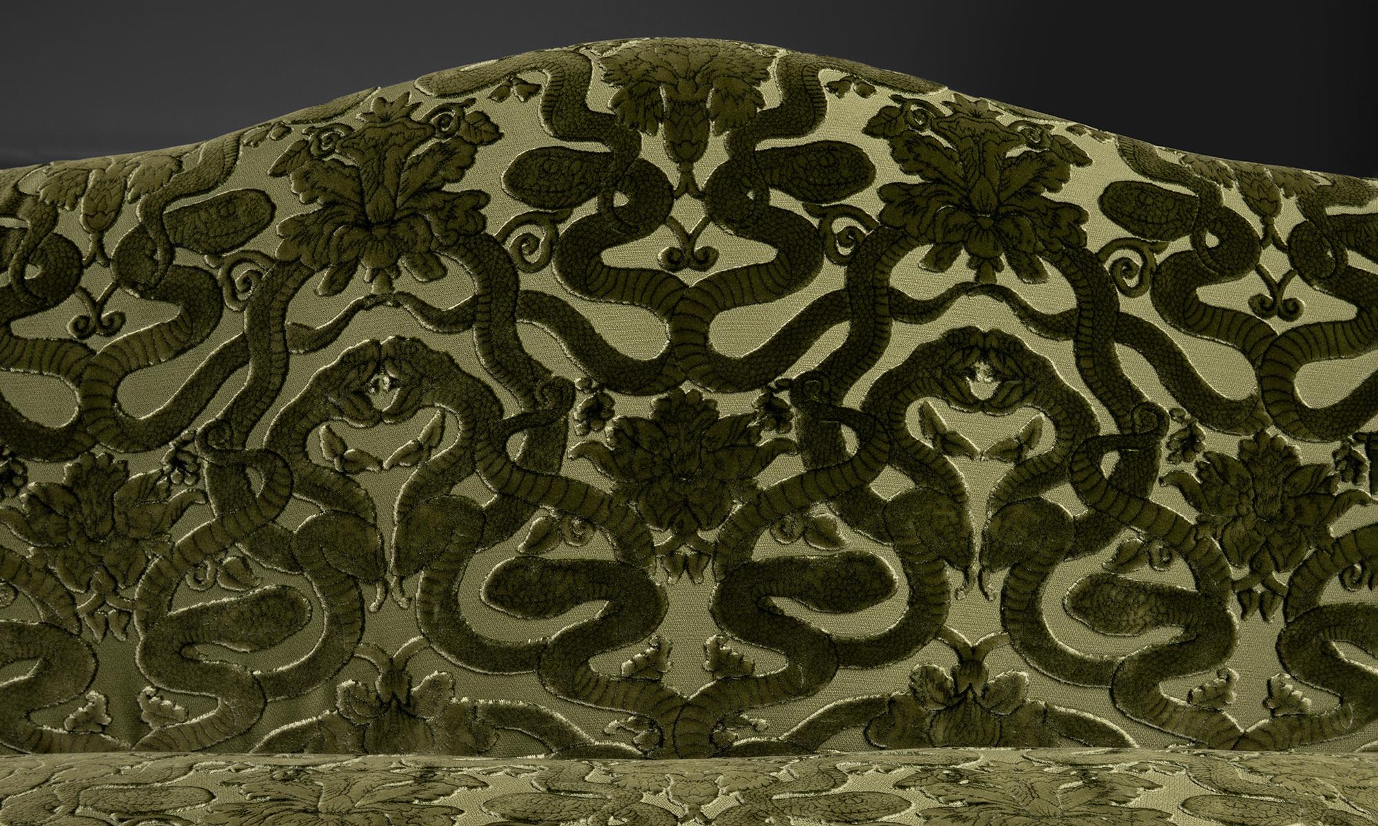 Late 19th Century Regency Sofa in House of Hackney Velvet, England circa 1880 For Sale
