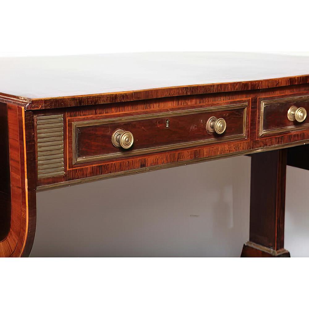 Regency Sofa Table, by John McLean In Good Condition For Sale In Westwood, NJ