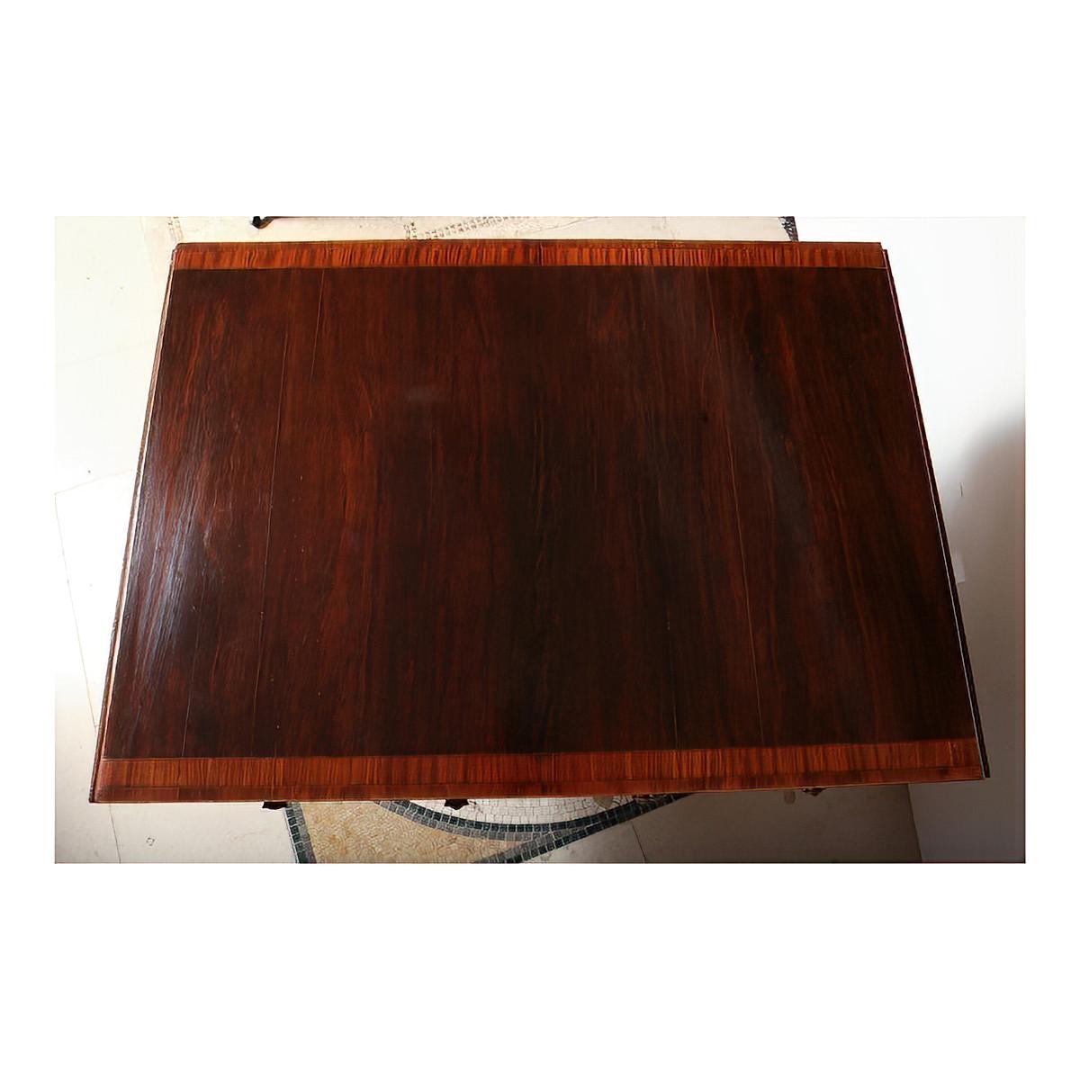 Wood Regency Sofa Table, by John McLean For Sale
