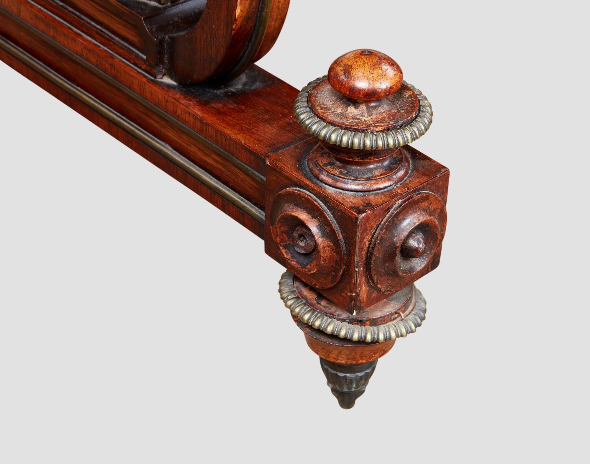 Regency Sofa Table in the Manner of George Bullock For Sale 5