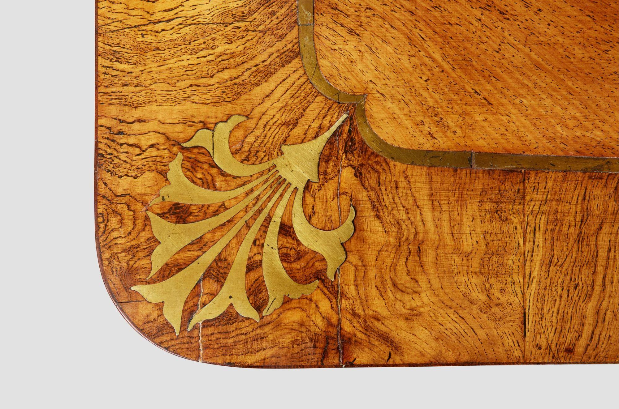 Regency Sofa Table in the Manner of George Bullock For Sale 2