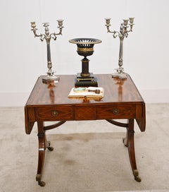 Regency Sofa Table Mahogany Antique Furniture