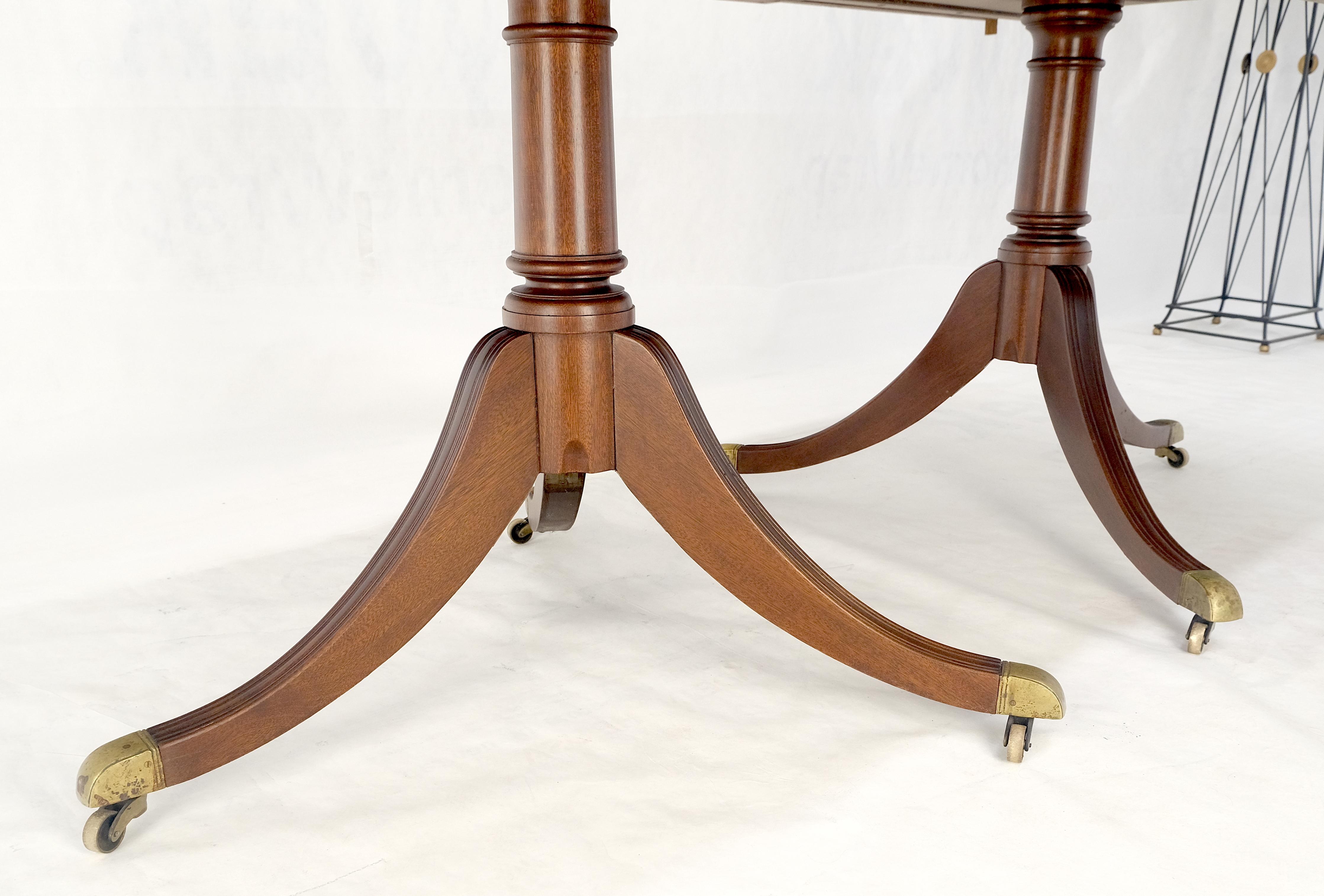 Regency Solid Mahogany Double Pedestal 1x17