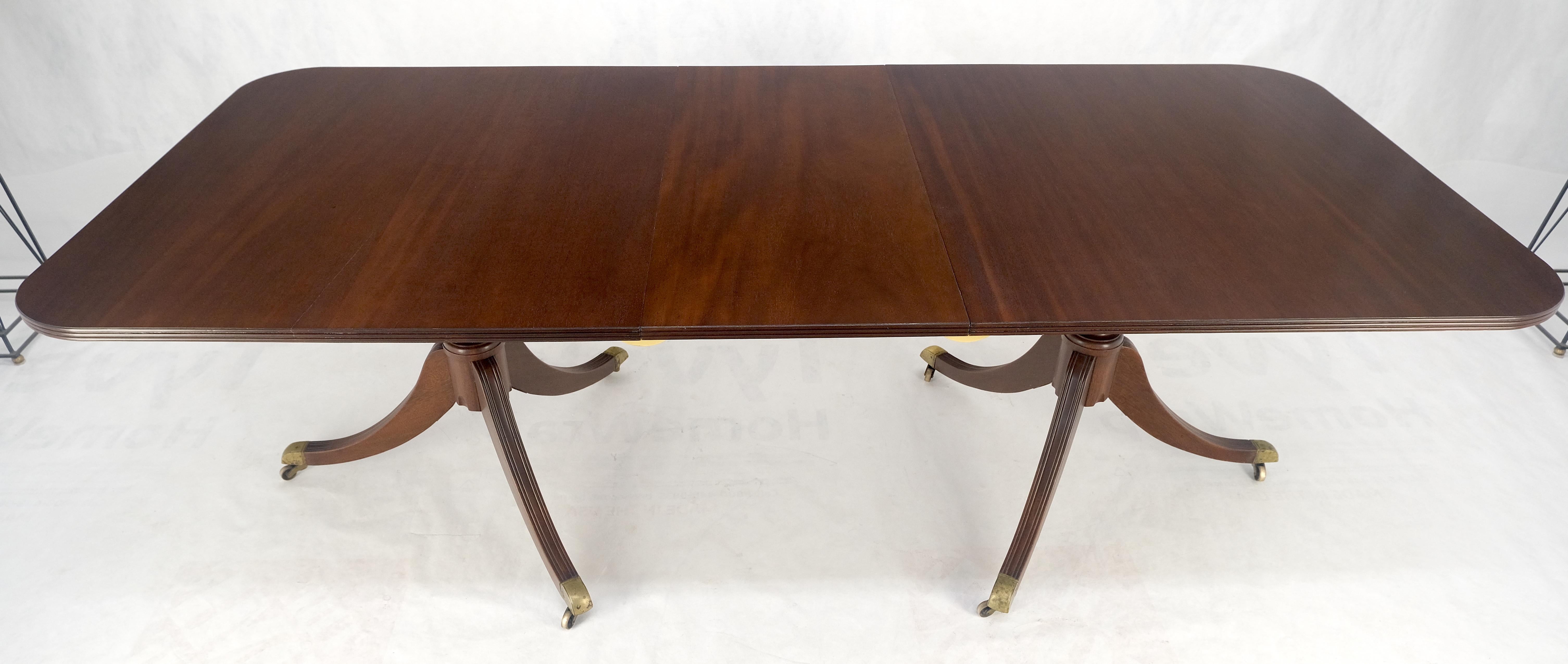 Lacquered Regency Solid Mahogany Double Pedestal 1x17