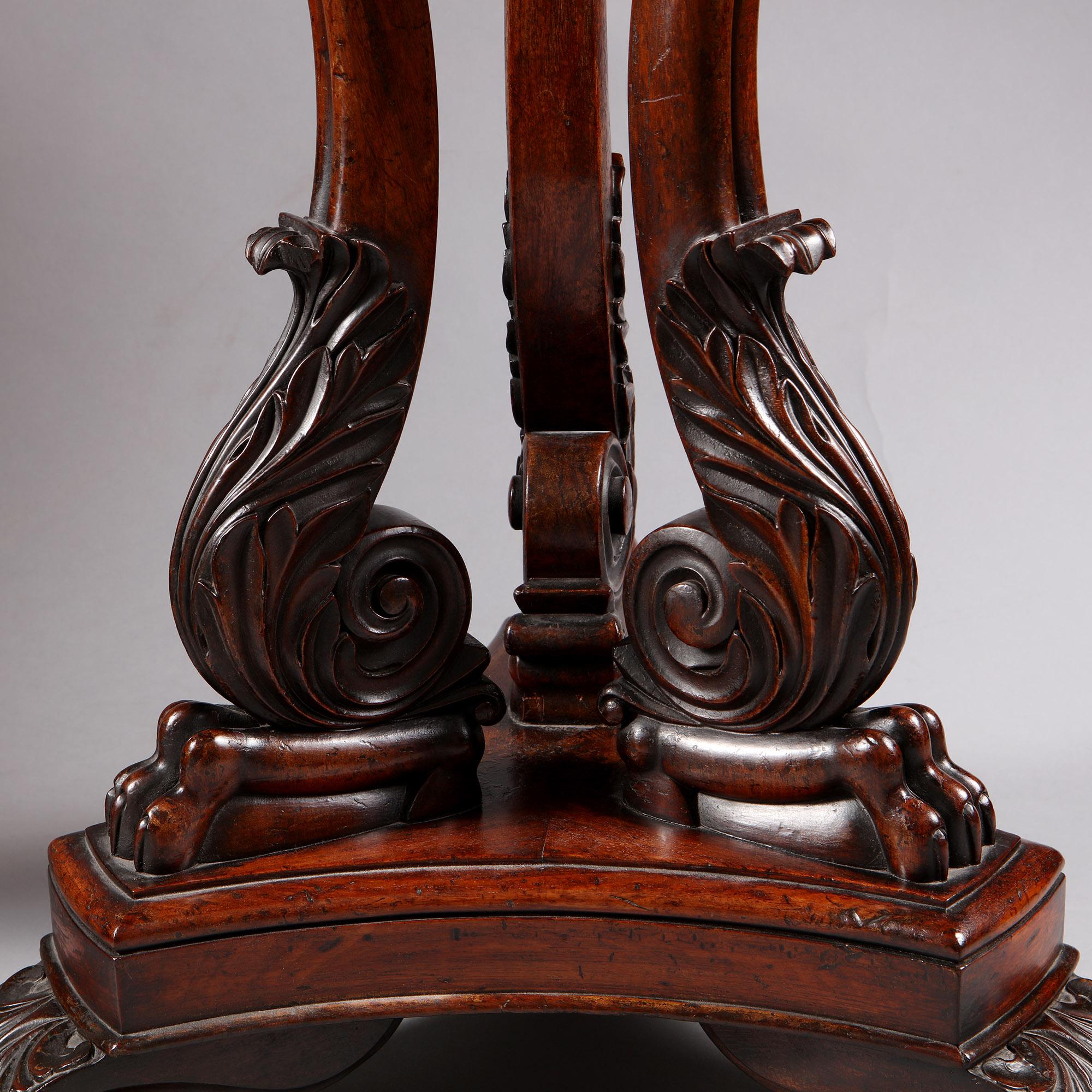Table centrale en marbre spécimen de style Régence Excellent état - En vente à Reepham, GB