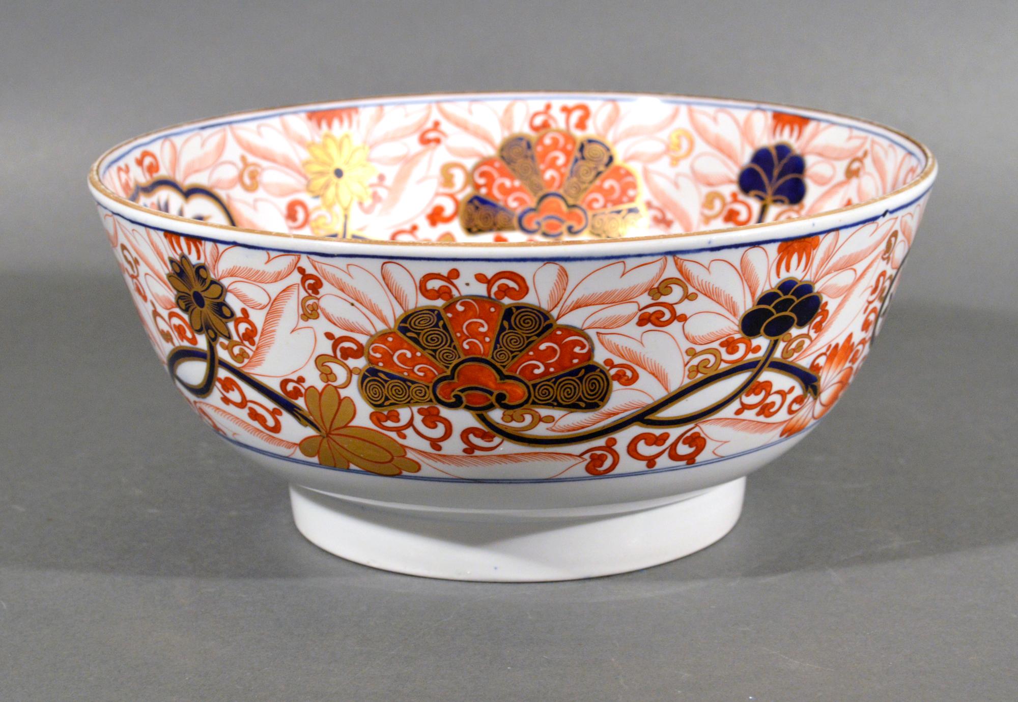 Regency Spode Imari Punch Bowl, Pattern # 2283 For Sale 2