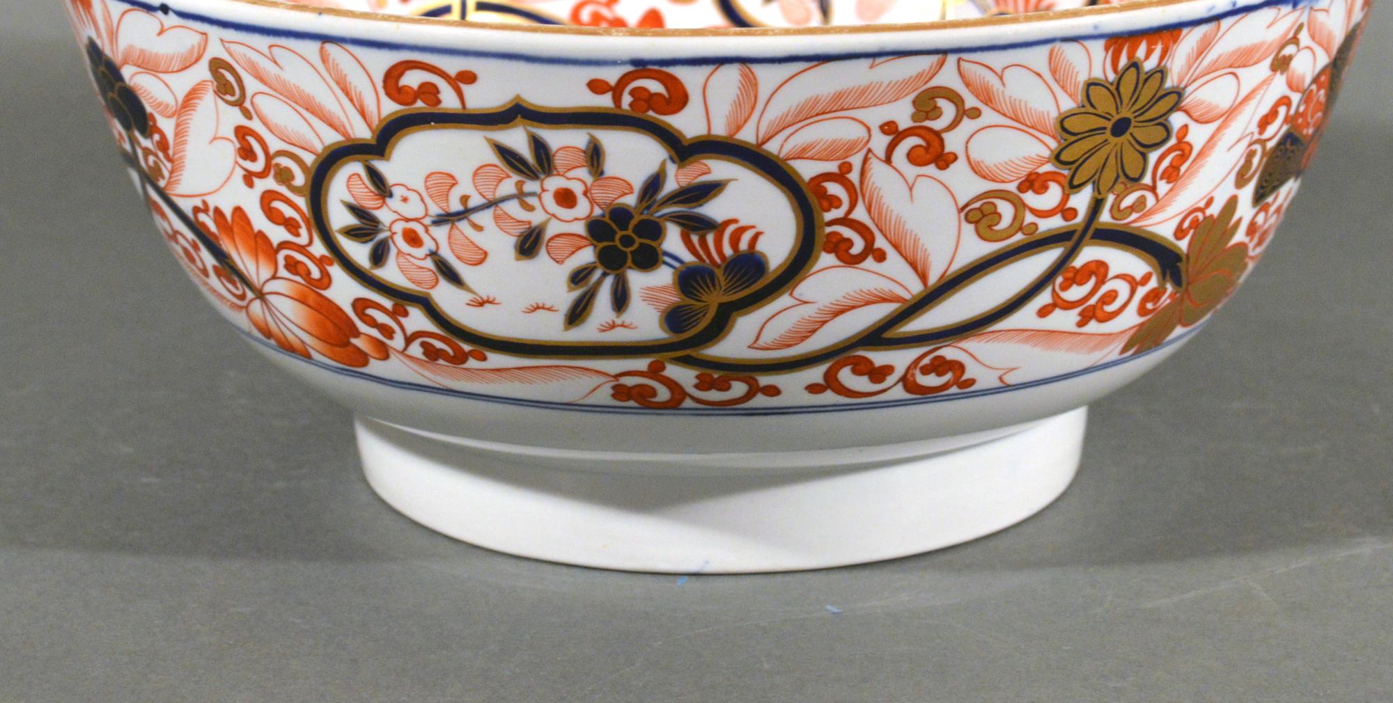 Regency Spode Imari Punch Bowl, Pattern # 2283 For Sale 5