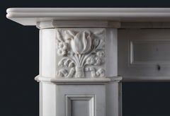 Regency Statuary Marble Fireplace Surround