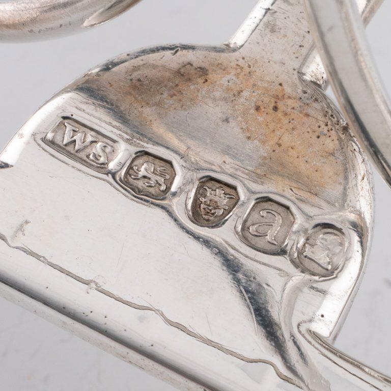 Portabevande in argento Sterling Regency Londra 1818 in vendita 1