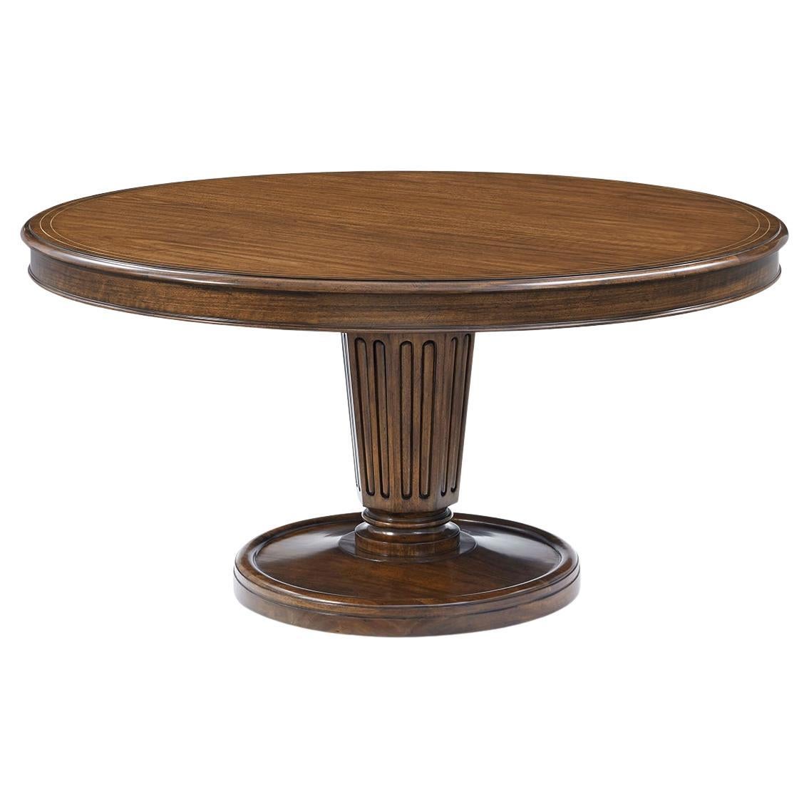 Regency Style 60 Inch Round Dining Table