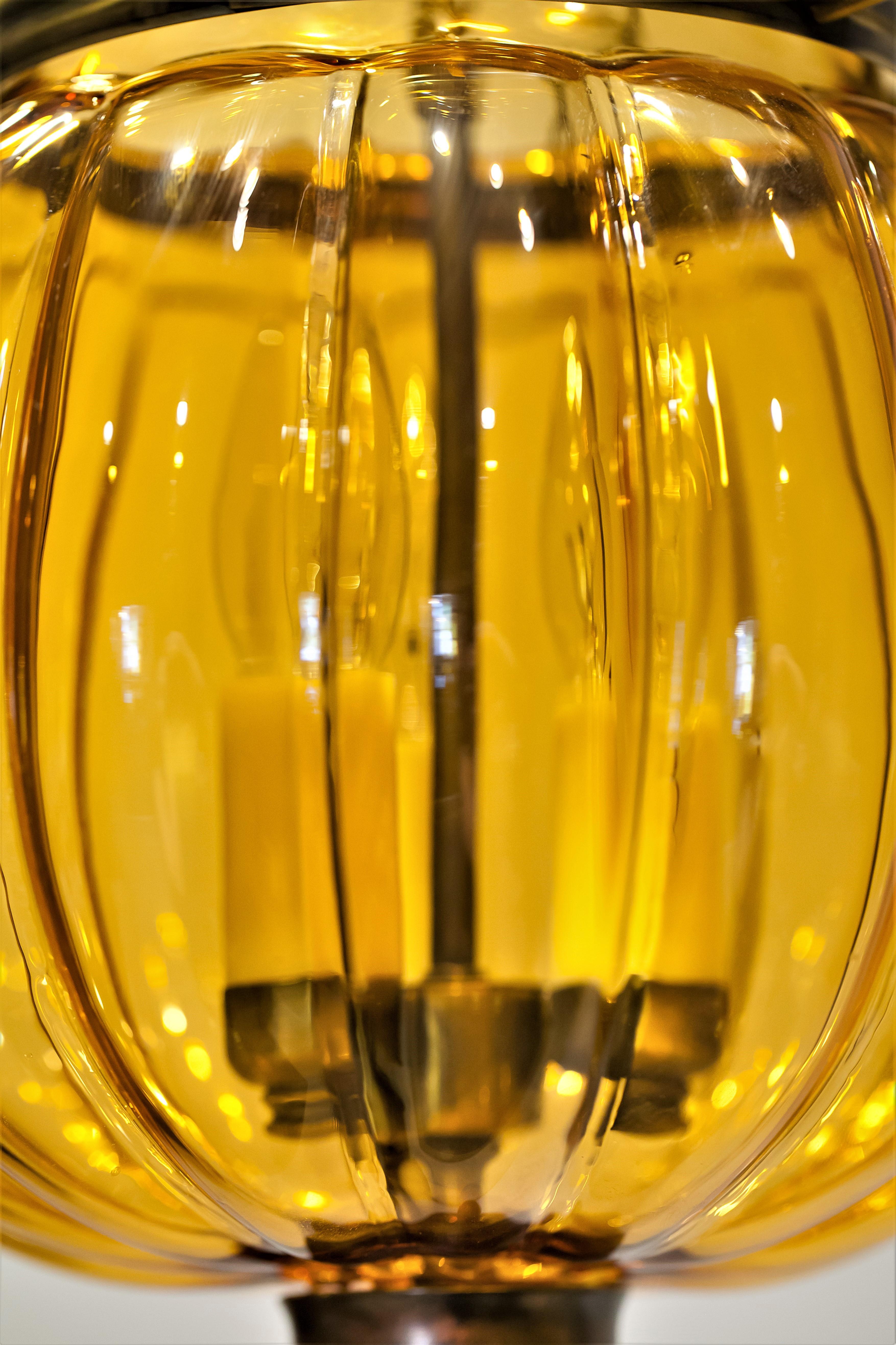 Regency Style Amber 3 Light 