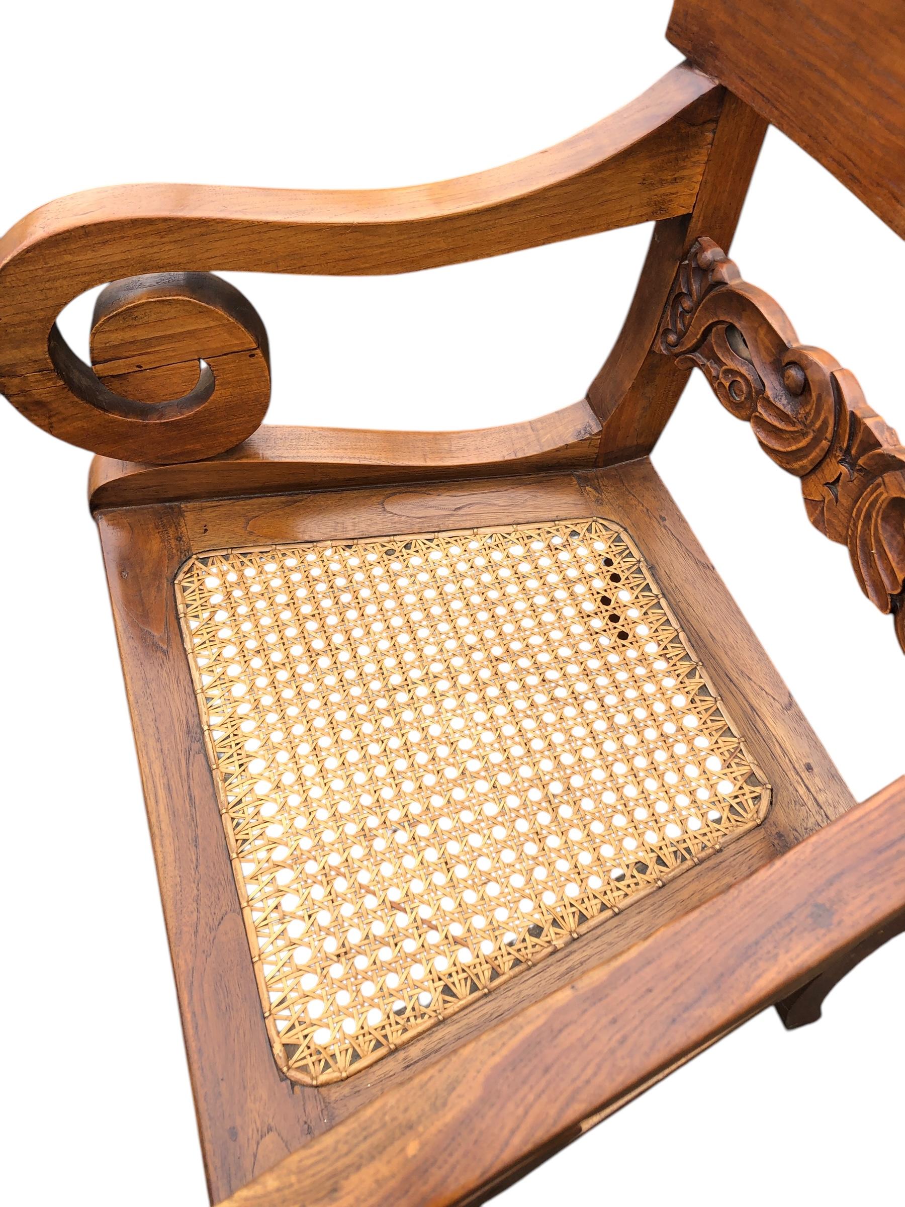 Chaise anglo-indienne de style Regency en vente 2