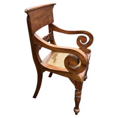 Anglo-indischer Stuhl im Regency-Stil