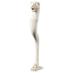 Regency Style Antique Plaster Monopodia Lion