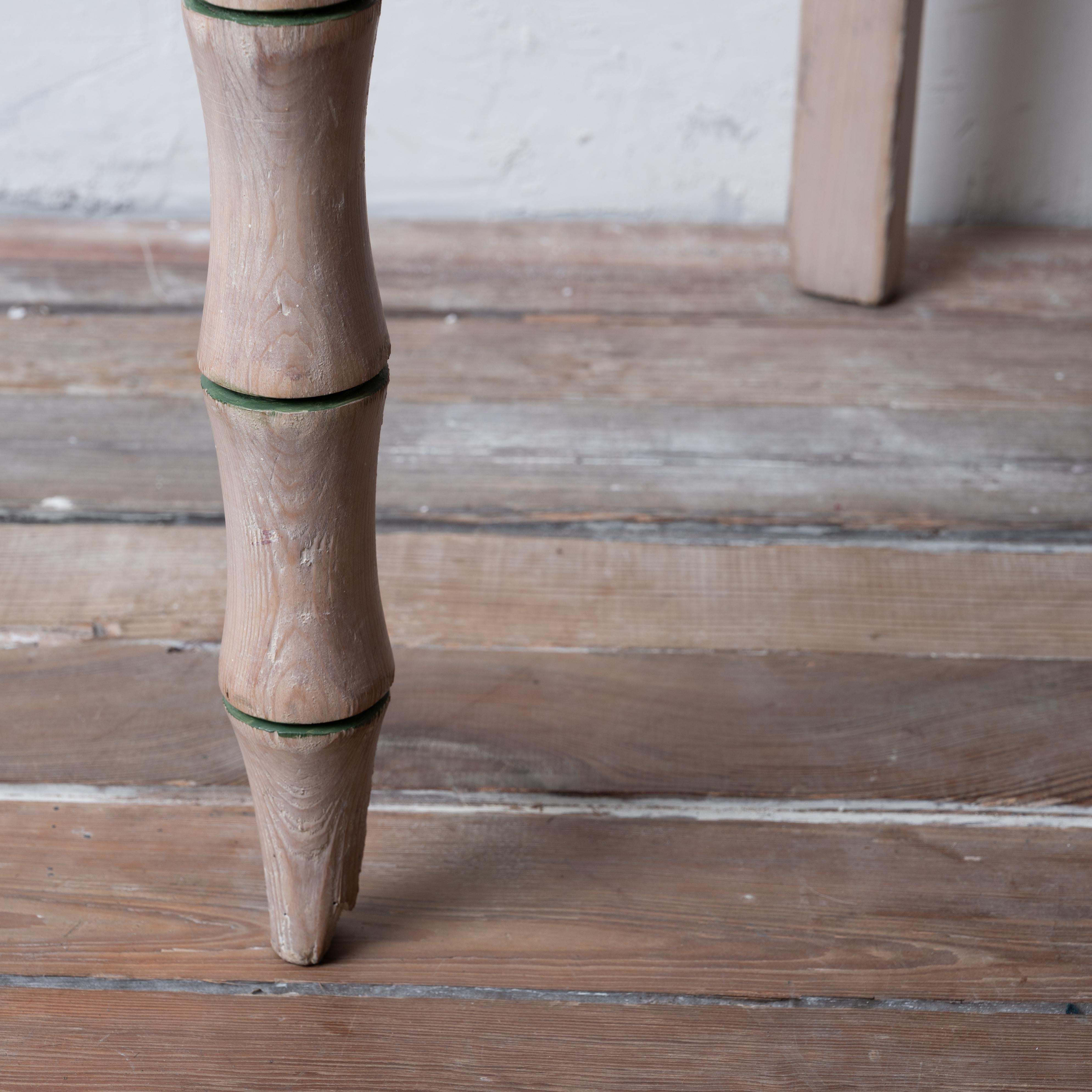 Regency Style Bamboo Turned Side Table 5