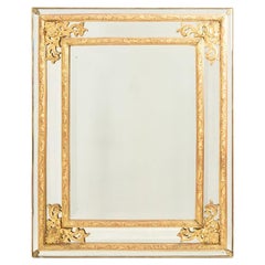Regency style beaded mirror. 1950s. LS5367708U