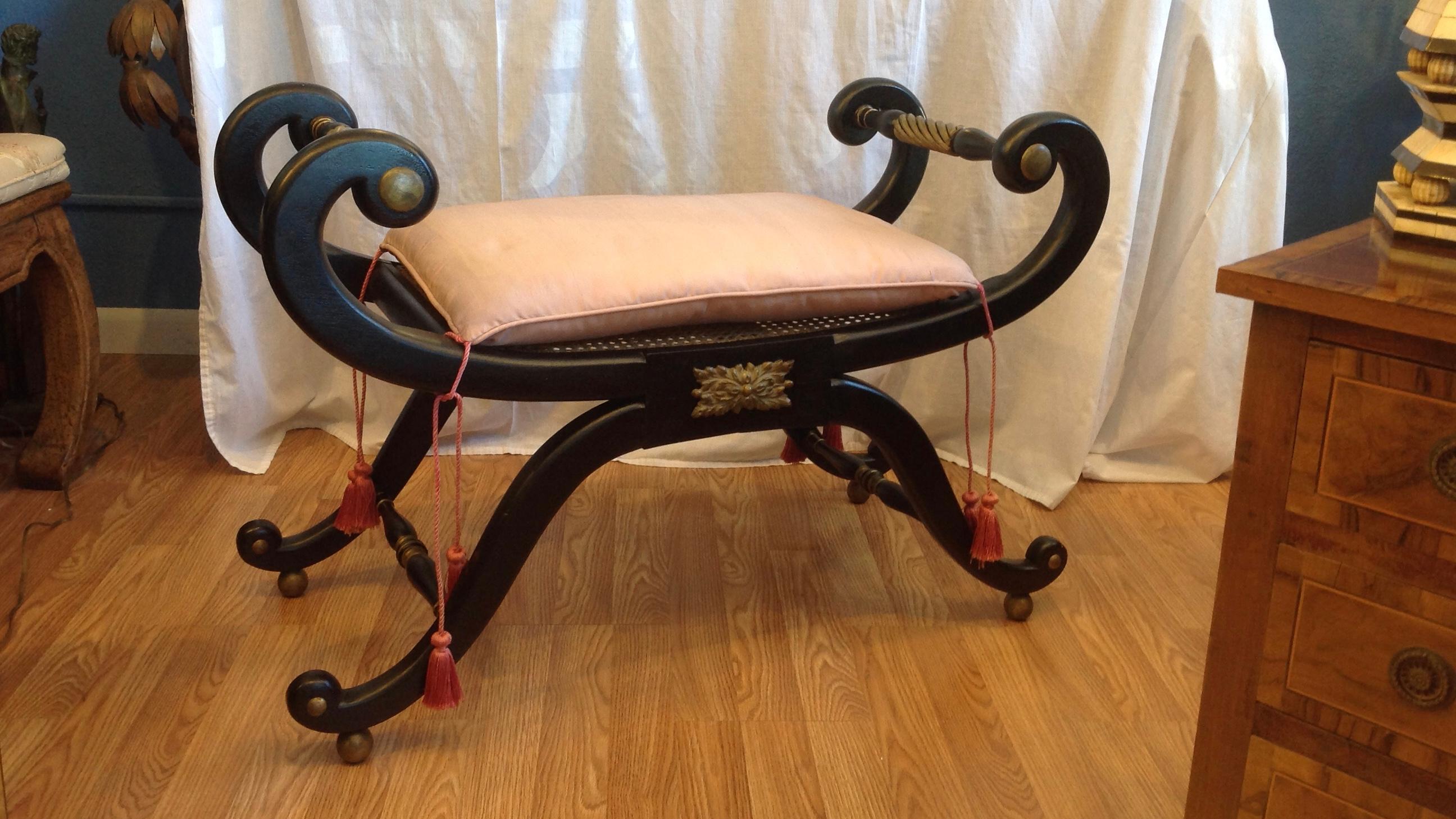 Regency Style Bench In Good Condition In West Palm Beach, FL