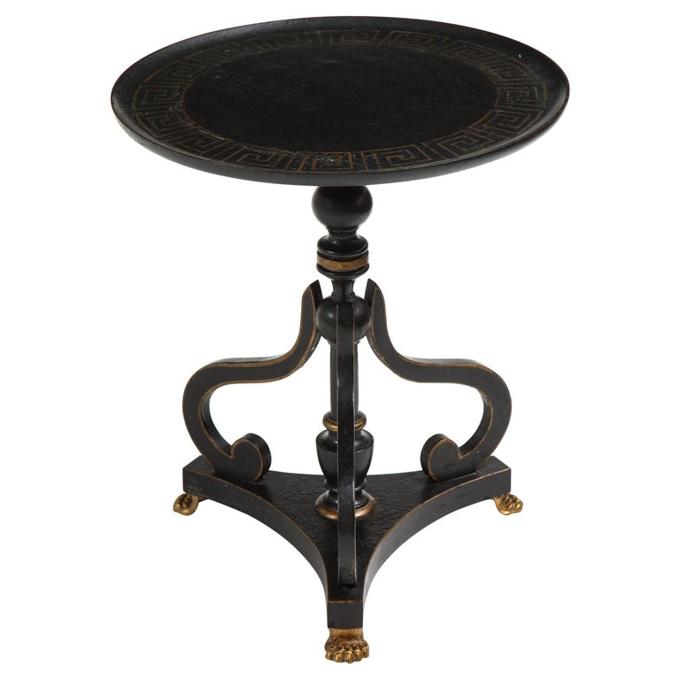 Regency Style Black And Gilt Side Table For At 1stdibs Regency Style Black And Gilt Side Table, Regency Style Side Table