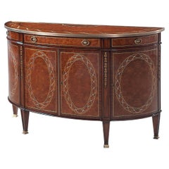 Regency Style Bowfront Cabinet