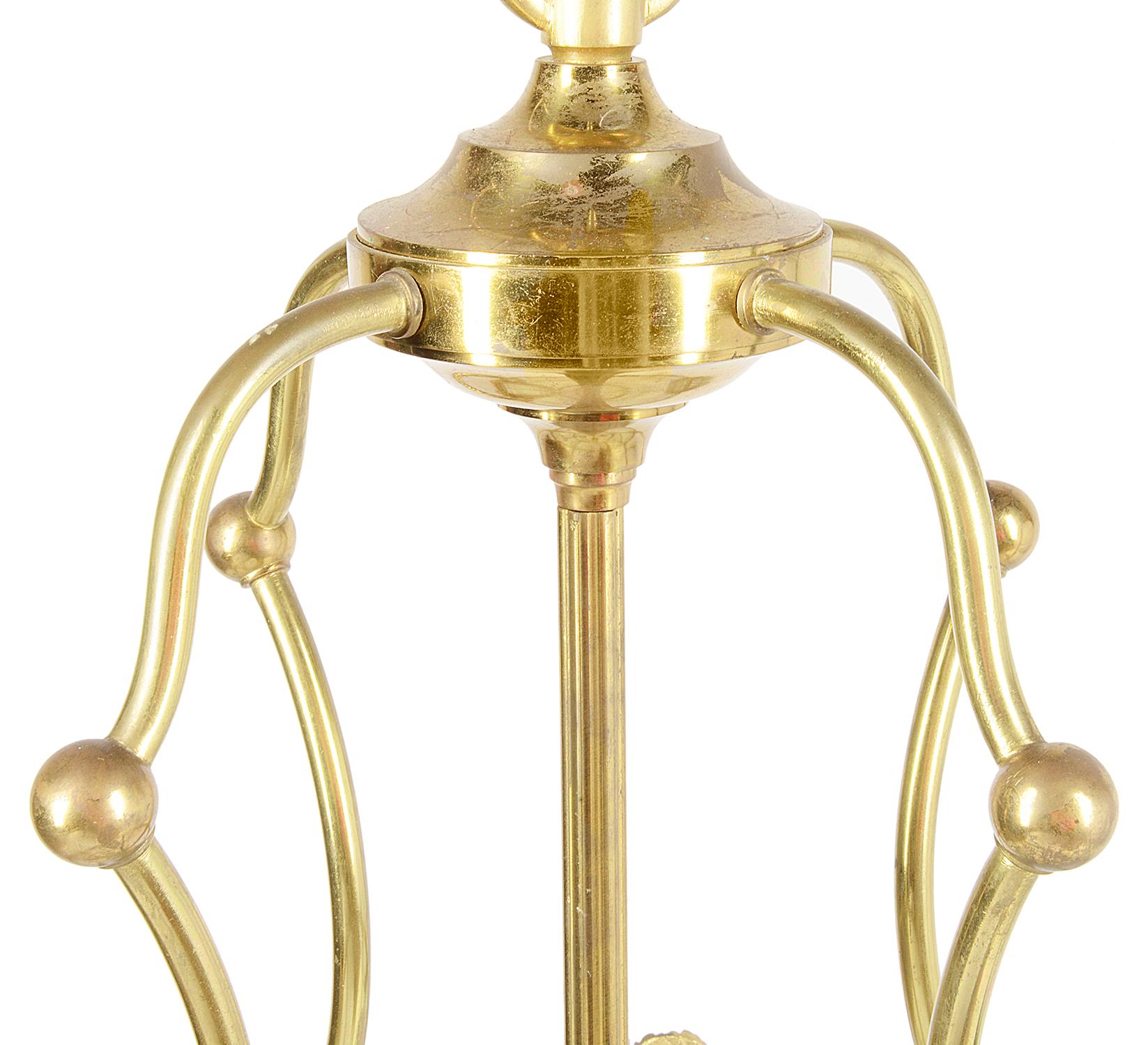 Regency Style Brass Hall Lantern 1