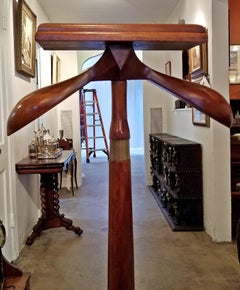 Regency Style British Walnut Clothes Rack or Coat Stand