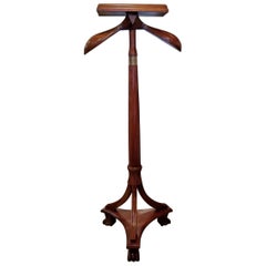 Retro Regency Style British Walnut Clothes Rack or Coat Stand