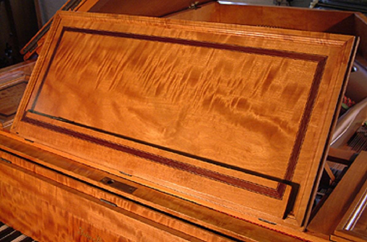 English Regency Style, Broadwood Grand Piano with an Inlaid Satinwood Case