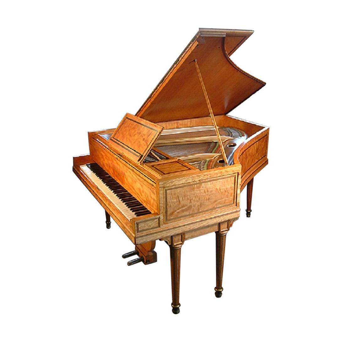 Regency Style, Broadwood Grand Piano with an Inlaid Satinwood Case