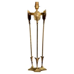 Athenienne-Tischlampe aus Bronze im Regency-Stil