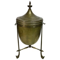 Regency Style Bronze Tinder Urn /Coal Scuttle