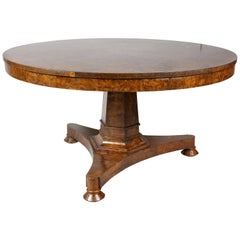 Regency Style Burl Elm Center Table
