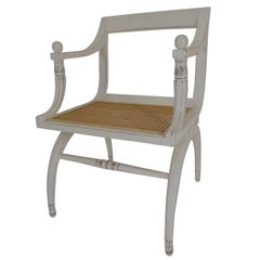 Regency Style Cane Seat Chair